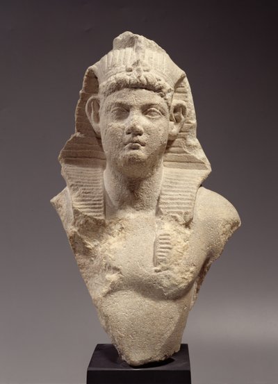 Bust of a Roman Emperor as a Pharaoh by Roman Period Egyptian